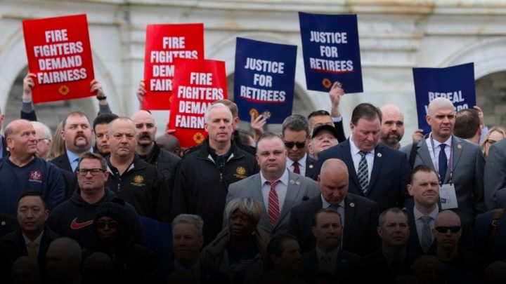WATCH: FOP And IAFF Hold Joint Rally On Social Security Fairness
